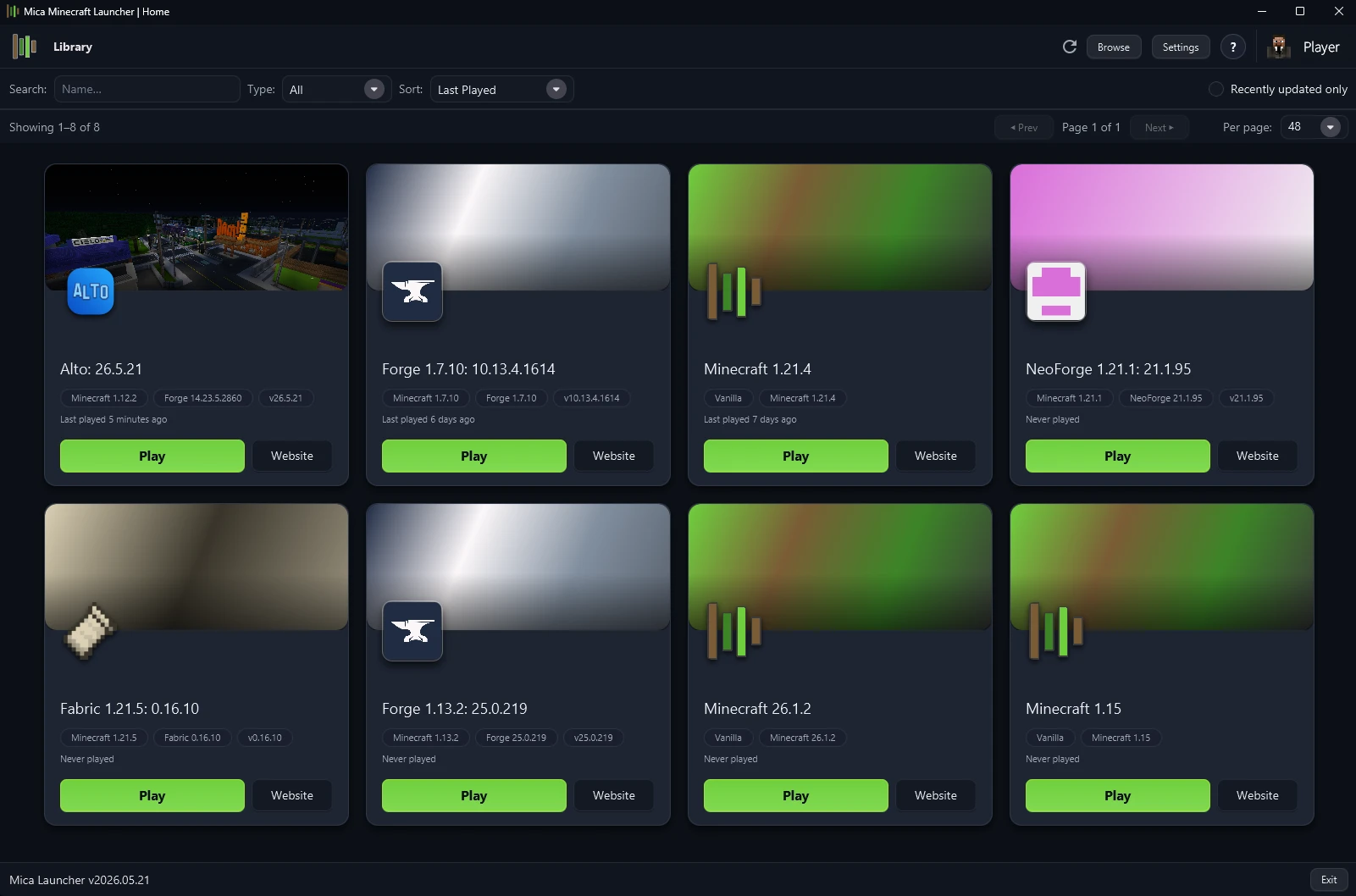 Mica Minecraft Launcher — Mica Technologies